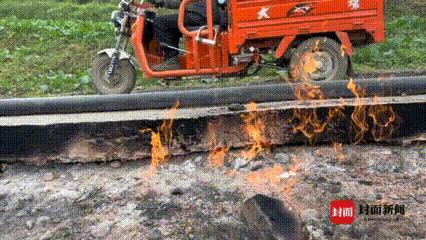 四川惊现鬼火奇观，风雨不灭的神秘现象