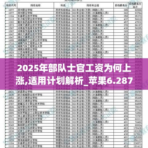 2025部队工资大幅上涨+AR84.28_全面解答解释落实